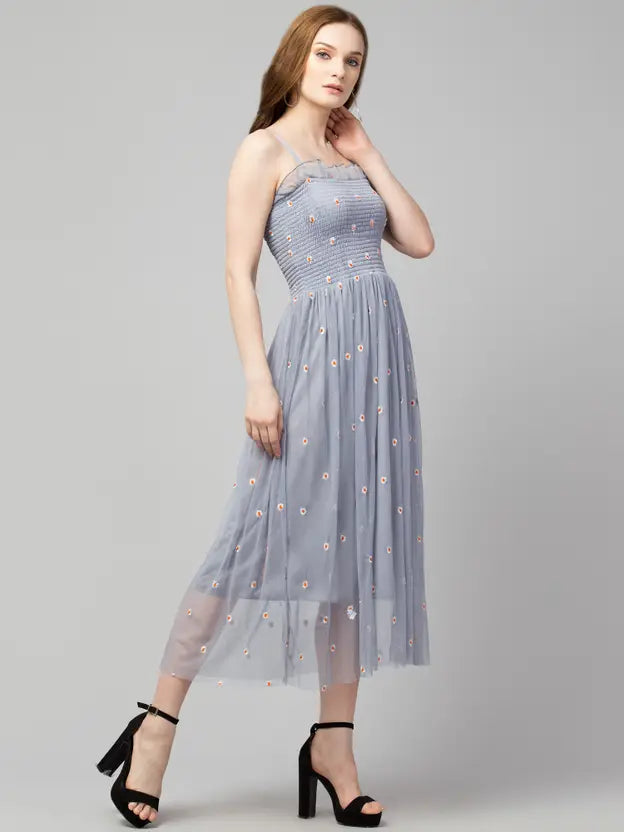 Women Ethnic Dress Midi/Calf Length Dress