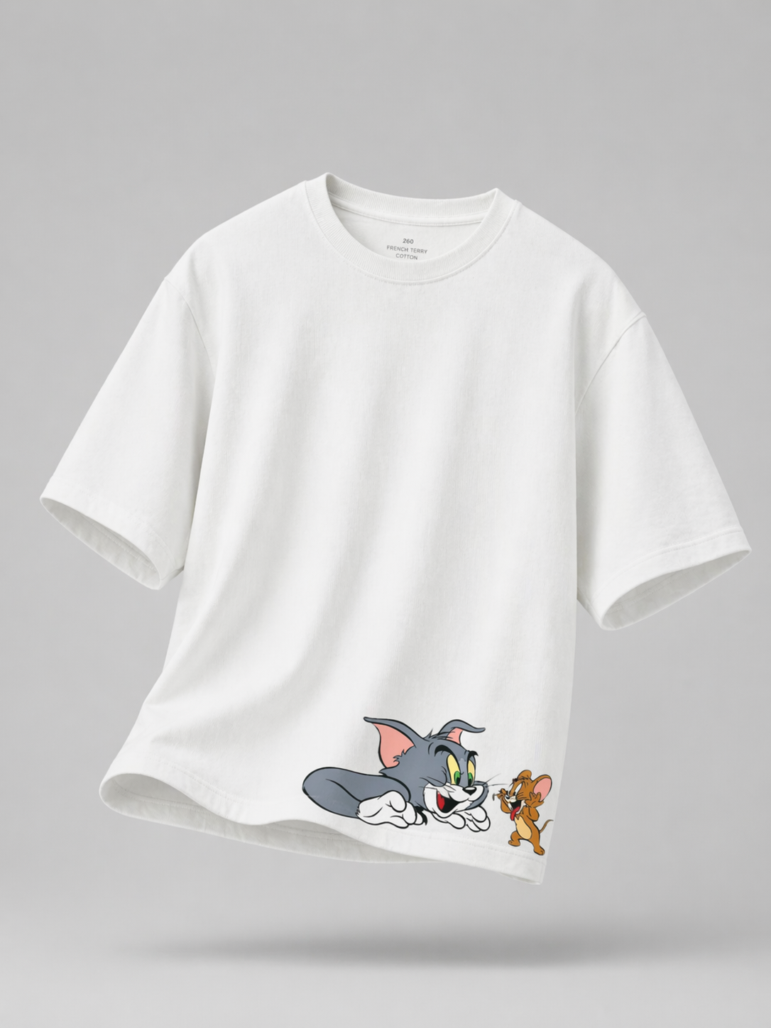 Tom & Jerry Puff Printed EDITION - OVERSIZED Tshirt | BRUDERS