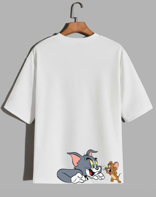 Tom & Jerry Puff Printed EDITION - OVERSIZED Tshirt | BRUDERS