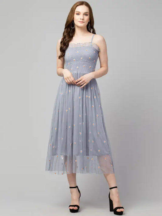 Women Ethnic Dress Midi/Calf Length Dress